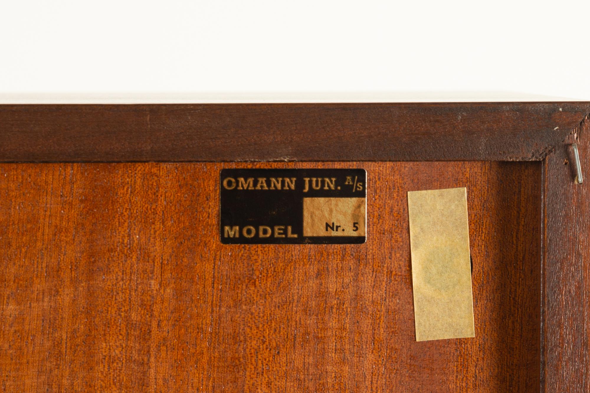Danish Midcentury Rosewood Bookcase by Omann Jun, 1960s 13