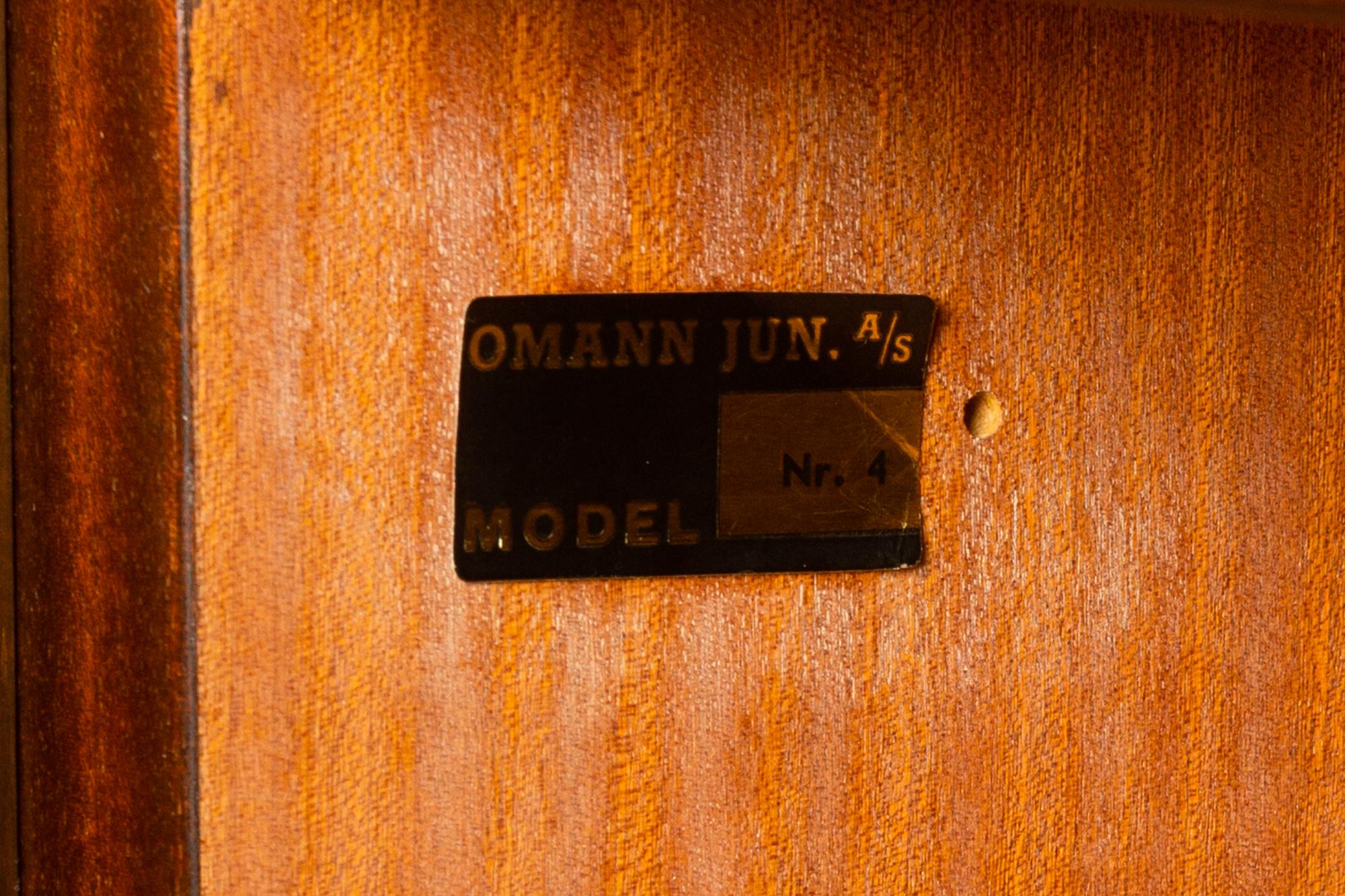 Danish Midcentury Rosewood Bookcase by Omann Jun, 1960s 14