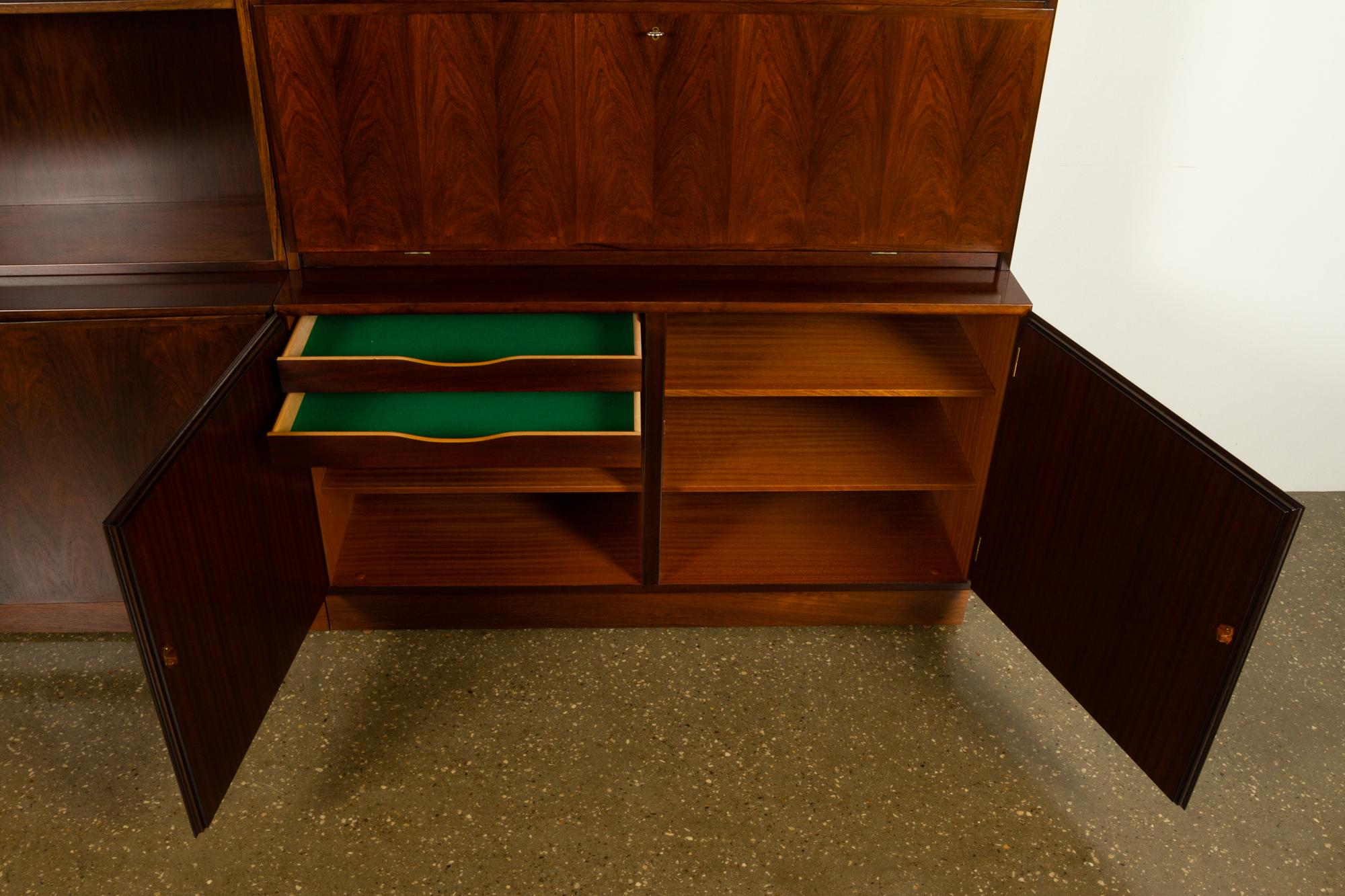 Danish Midcentury Rosewood Bookcase by Omann Jun, 1960s 1