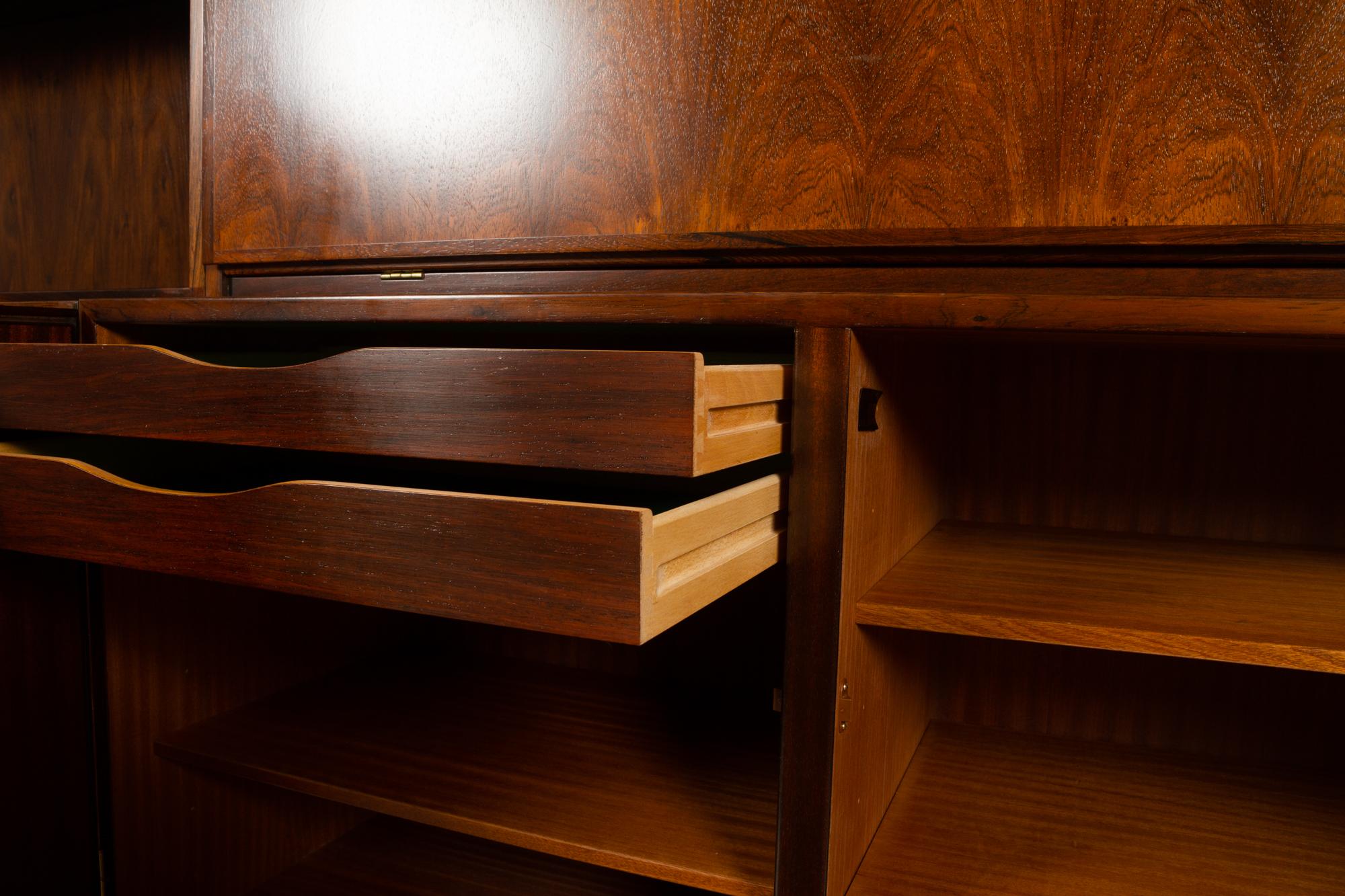 Danish Midcentury Rosewood Bookcase by Omann Jun, 1960s 2