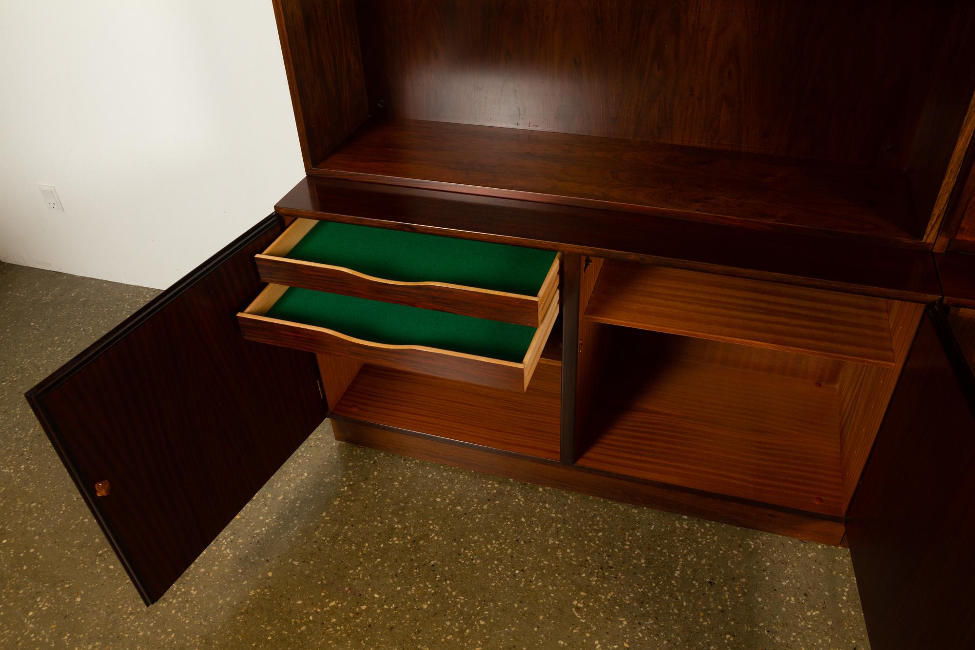 Danish Midcentury Rosewood Bookcase by Omann Jun, 1960s 4