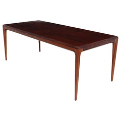 Danish Mid Century Rosewood Coffee Table by Johannes Andersen