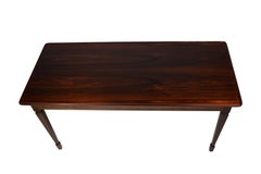 Danish Midcentury Rosewood Coffee Table with Raised Edge, Rectangular
