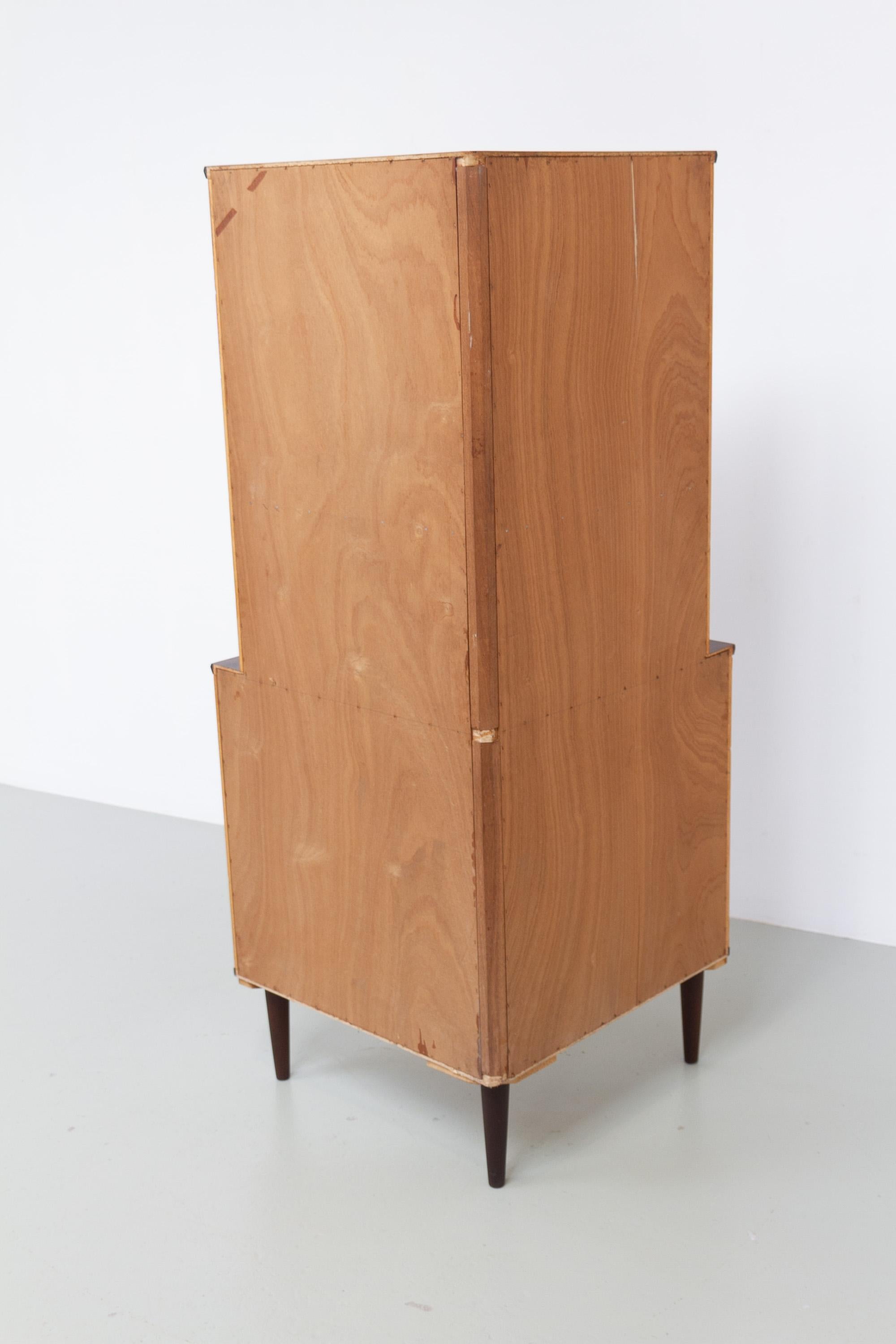 Danish Mid-Century Rosewood Corner Cabinet, 1960s. in vendita 9