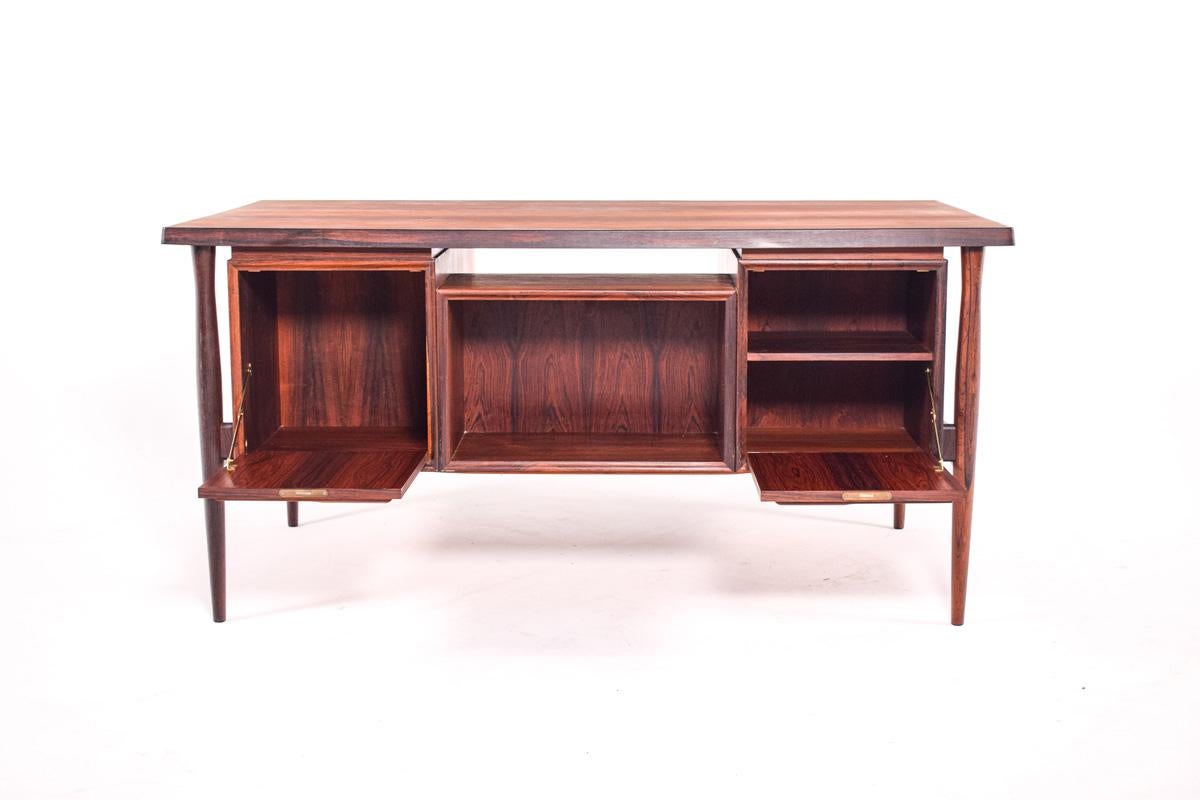 Bureau danois en palissandre du milieu du siècle par Arne Vodder pour Sibast, années 1950 2