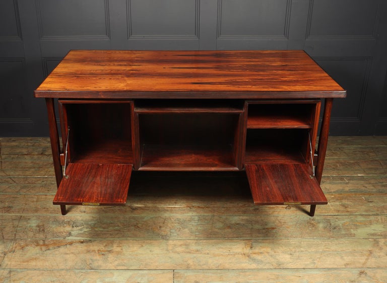 Danish Mid-Century Rosewood Desk 7