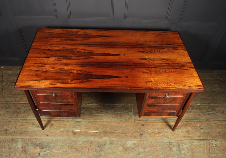 Danish Mid-Century Rosewood Desk 2
