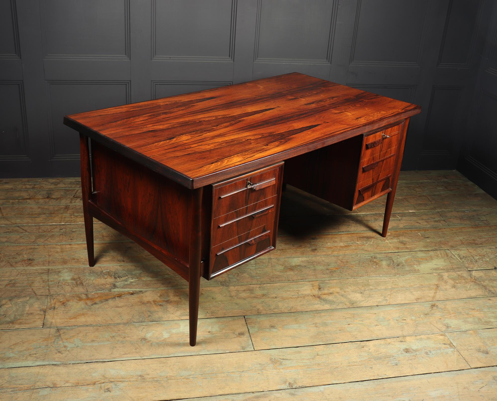 Mid-20th Century Danish Mid-Century Rosewood Desk