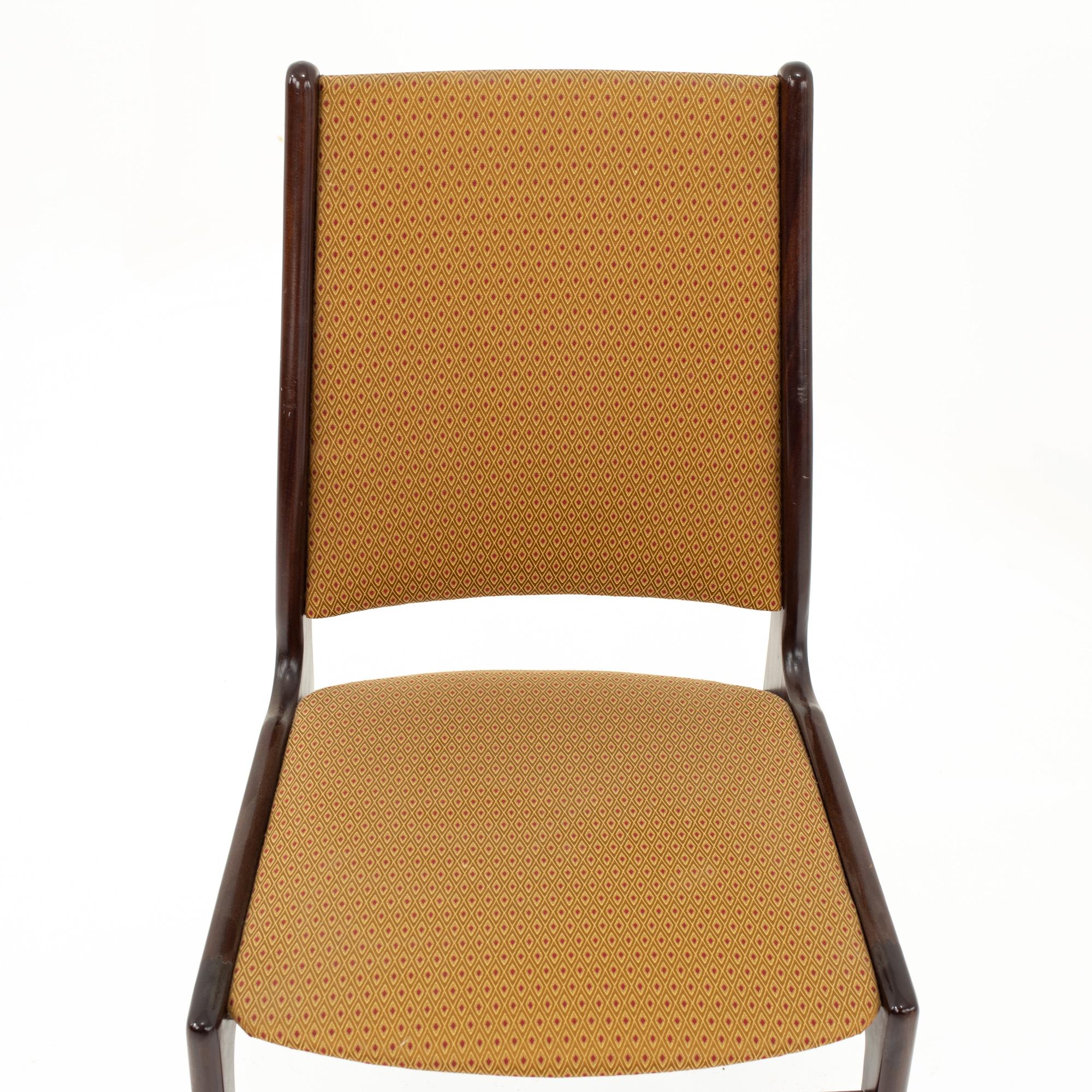Mid-Century Modern Danish Midcentury Rosewood Dining Chairs, Set of 6