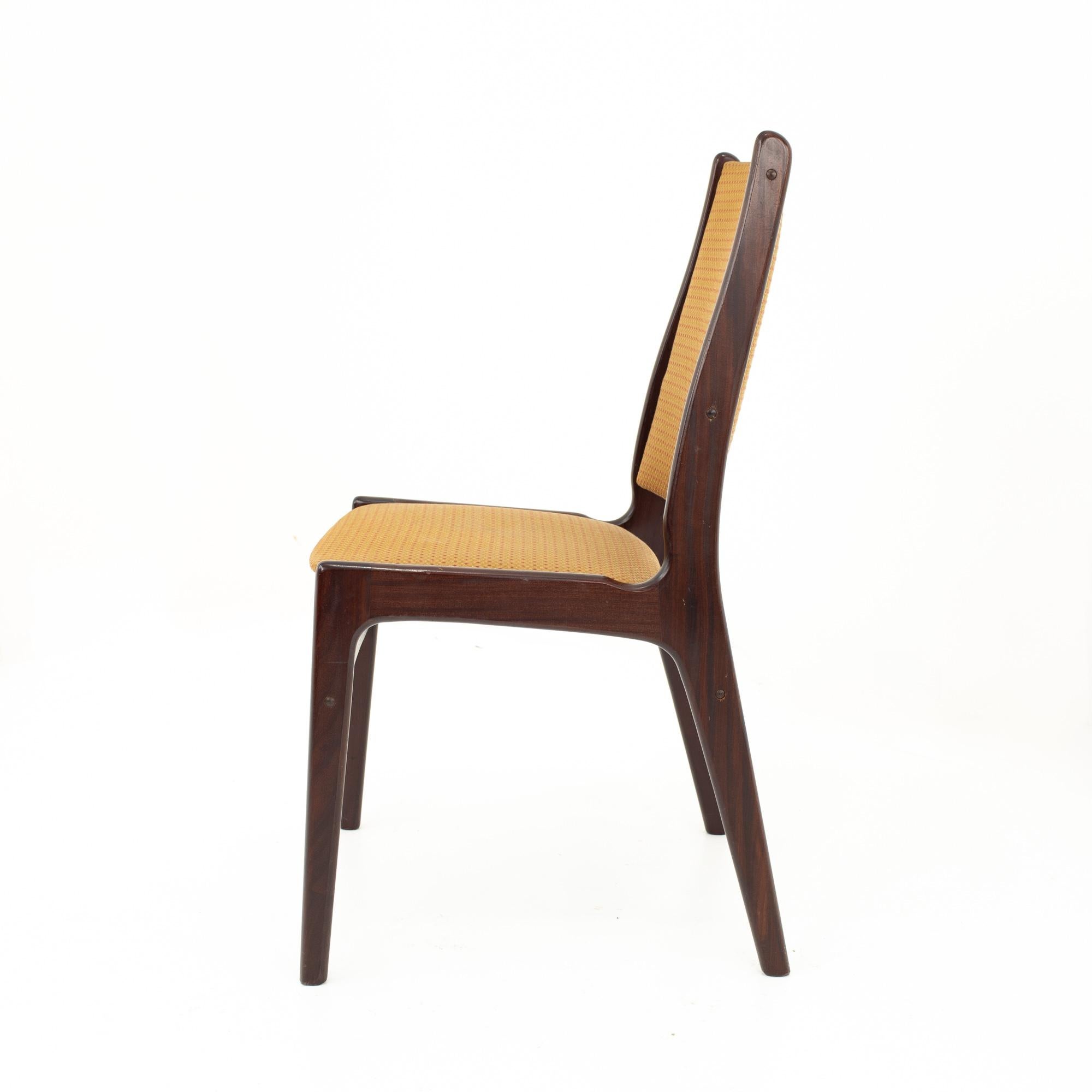 Danish Midcentury Rosewood Dining Chairs, Set of 6 2