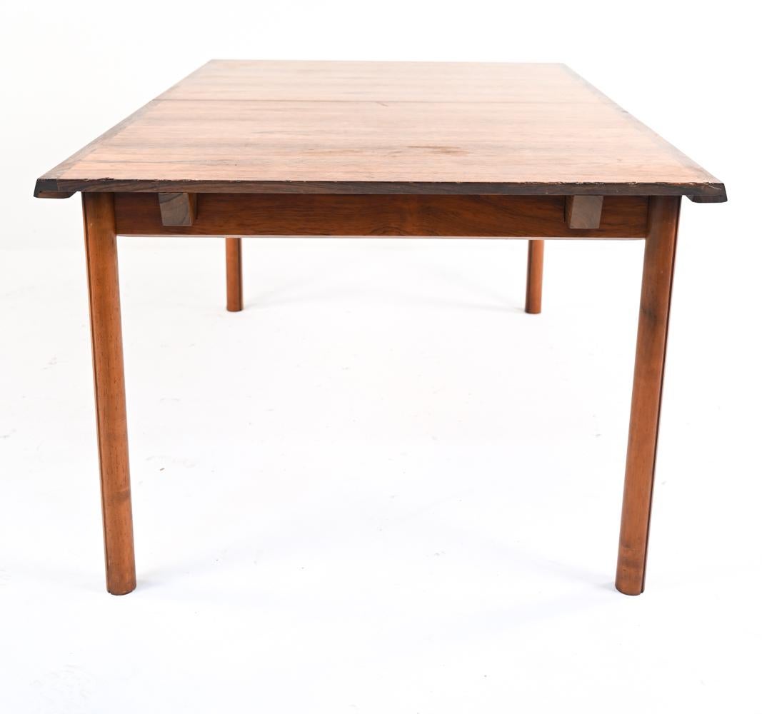 Danish Mid-Century Rosewood Extension Dining Table by France & Son For Sale 8