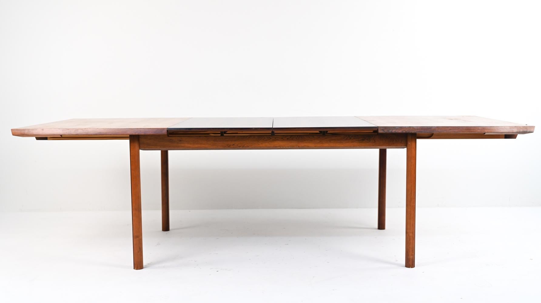 Danish Mid-Century Rosewood Extension Dining Table by France & Son For Sale 4