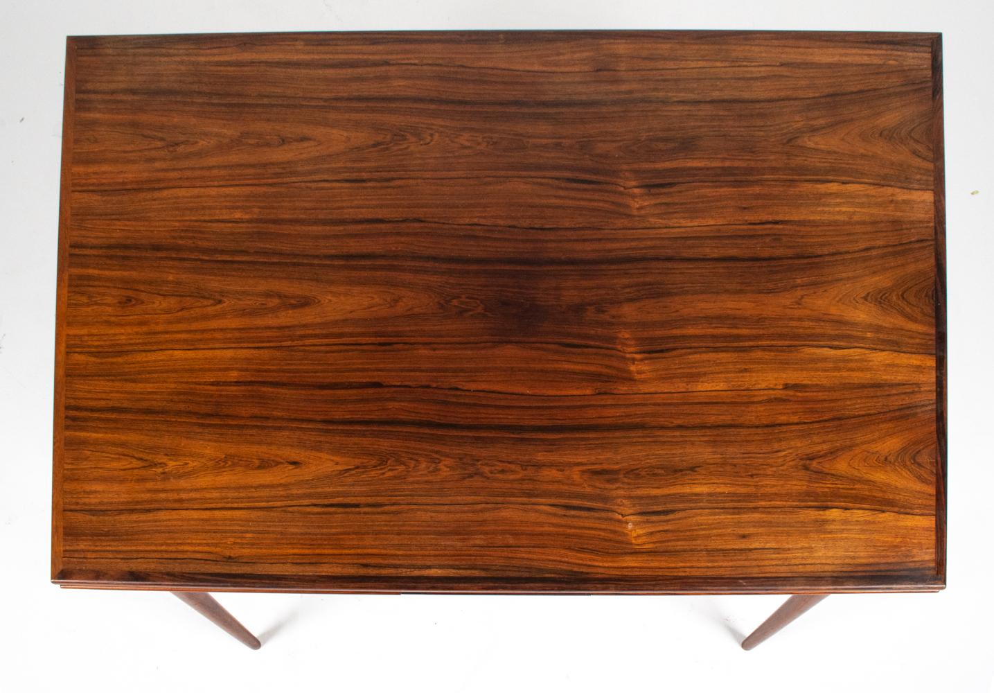 Mid-20th Century Danish Mid-Century Rosewood Extension Dining Table, c. 1960's For Sale