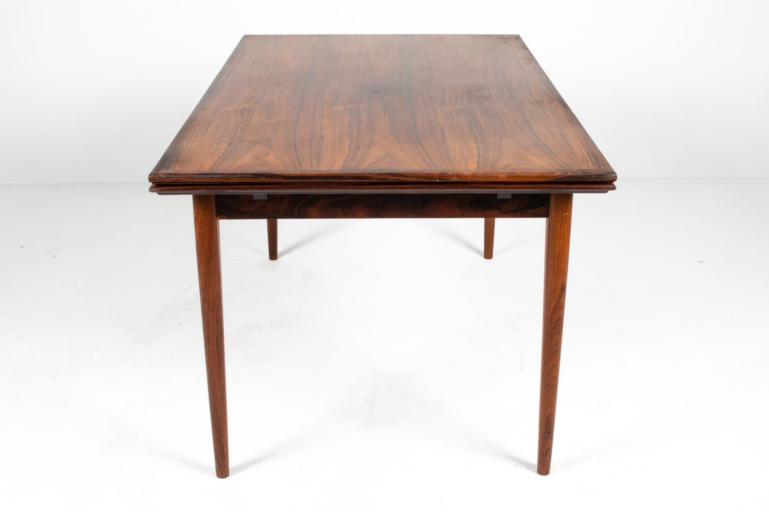 Danish Mid-Century Rosewood Extension Dining Table, c. 1960's For Sale 1