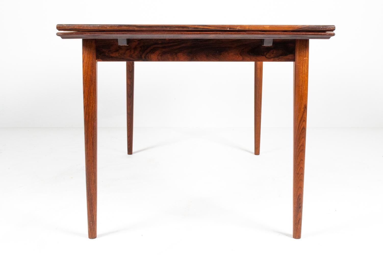 Danish Mid-Century Rosewood Extension Dining Table, c. 1960's For Sale 2