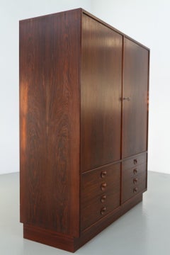 Aparador danés de palisandro de mediados de siglo, Axel S. Albeck, años 50