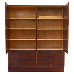 Danish Mid-Century Rosewood Gentleman
s Dresser Cabinet by Axel S. Albeck, 1950s