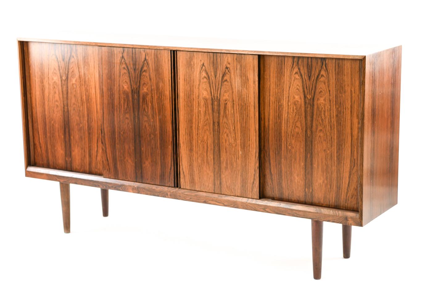 Danish Midcentury Rosewood Highboard by Olholm 5