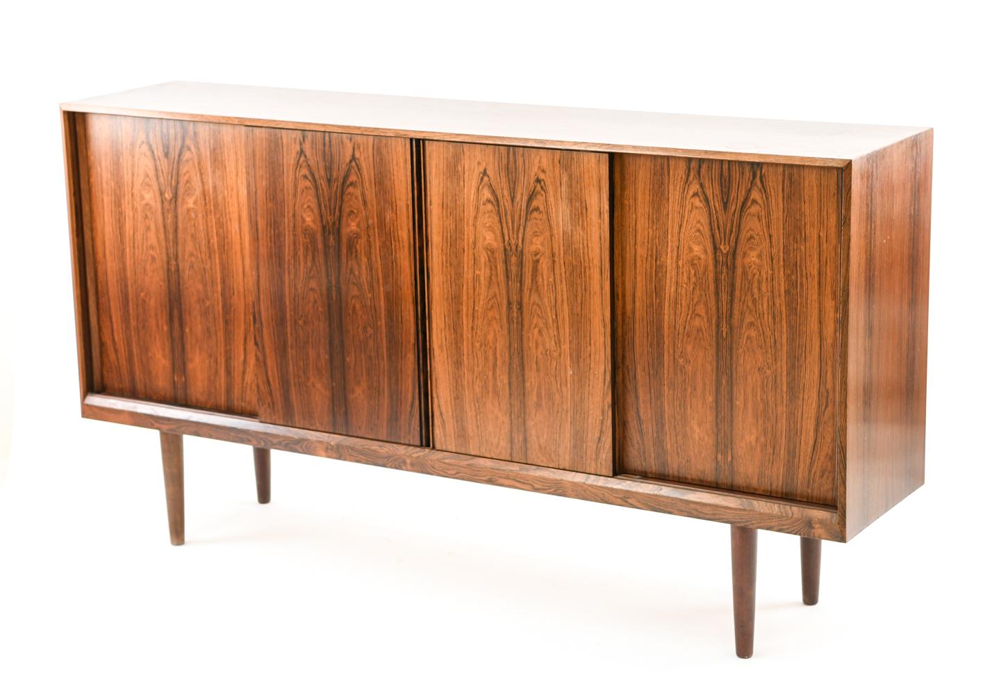 Danish Midcentury Rosewood Highboard by Olholm 6