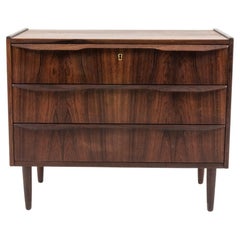 Danish Midcentury Rosewood Three-Drawer Chest