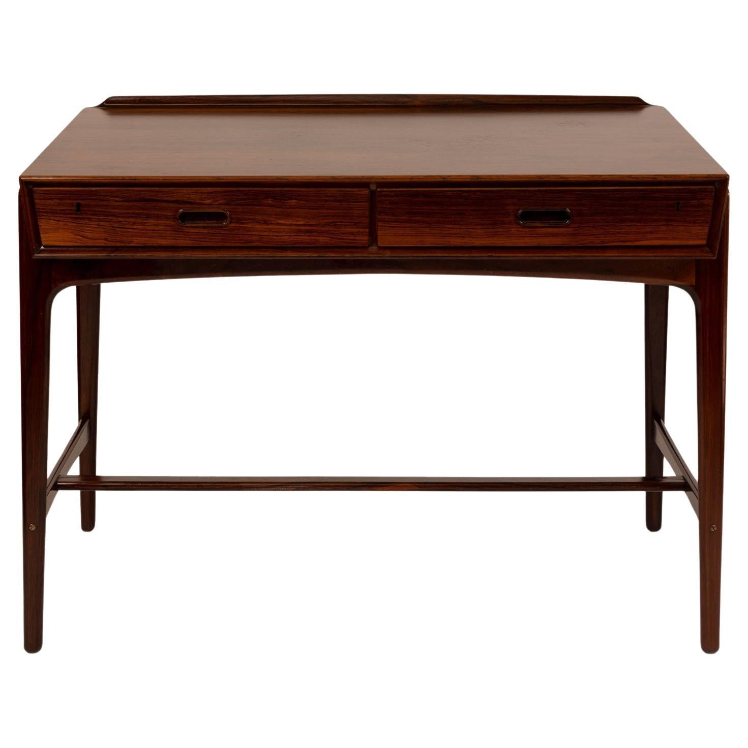 Danish Mid-Century Rosewood Writing Desk by Svend Aage Madsen for Sigurd Hansen