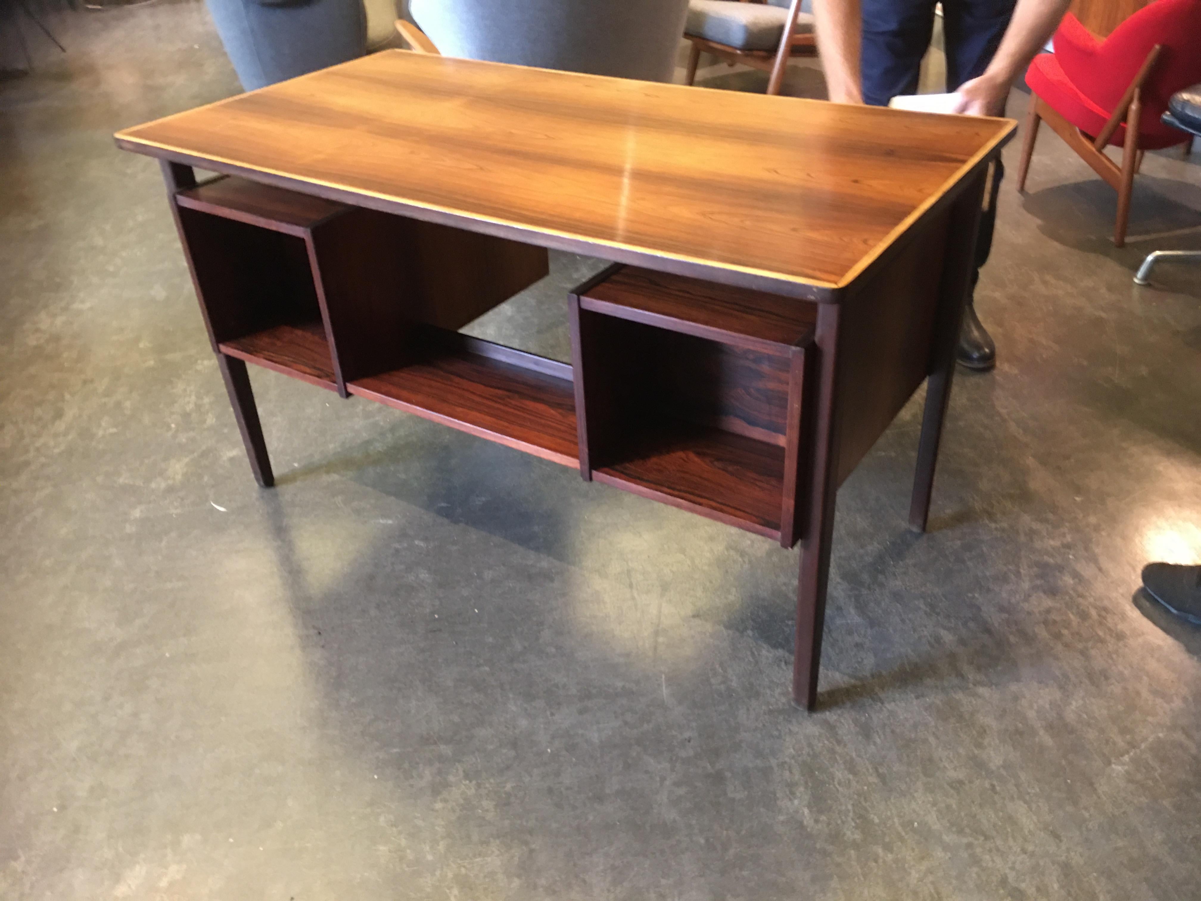 Scandinavian Modern Danish Midcentury Santos Rosewood Desk
