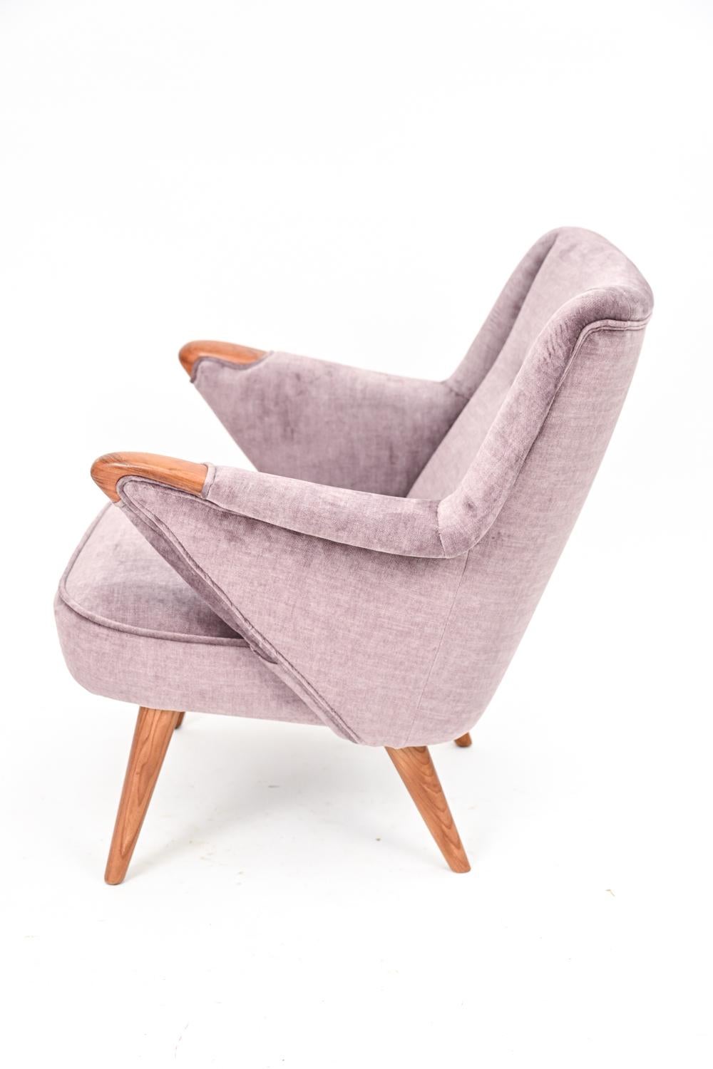 Danish Mid-Century Sculptural Teak Lounge Chair 6