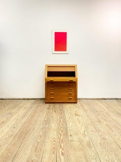 Danish Mid-Century Secretaire Writing Cabinet in Teak by Dyrlund, Denmark, 1960s