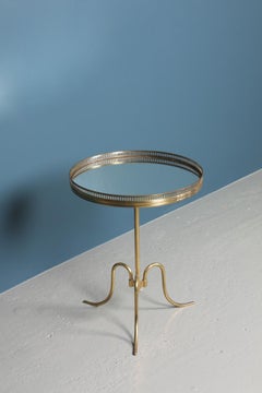 Danish Midcentury Side Table in Brass by Lysberg Hansen & Terp, 1950s