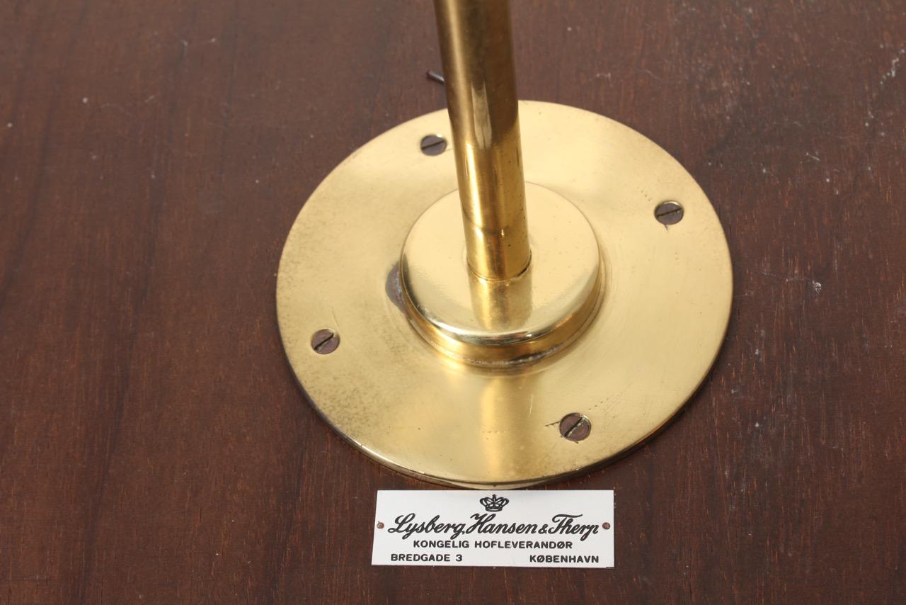 Danish Midcentury Side Table in Brass by Lysberg Hansen & Terp, 1950s 3