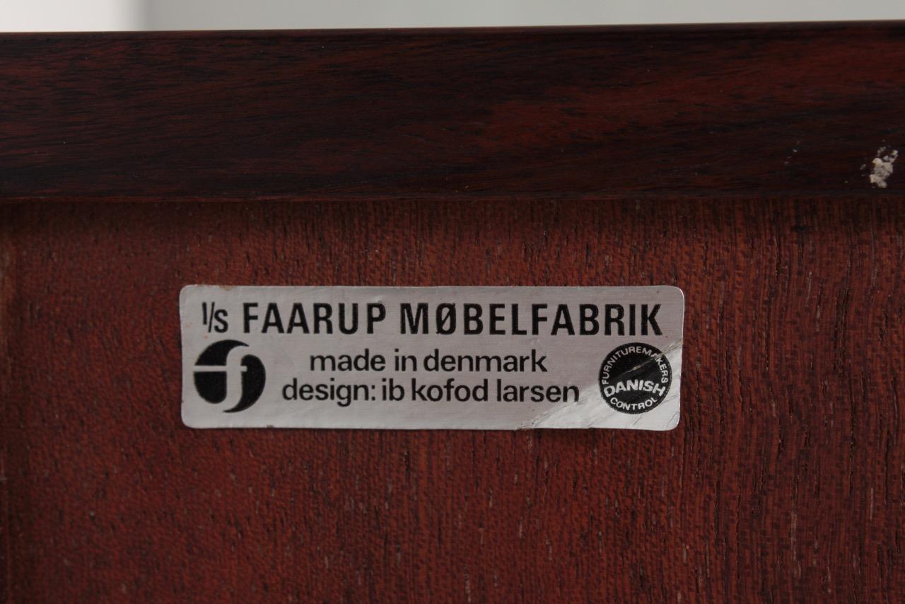  Danish Midcentury Sideboard in Rosewood Designed by Ib Kofod-Larsen, 1960s 10