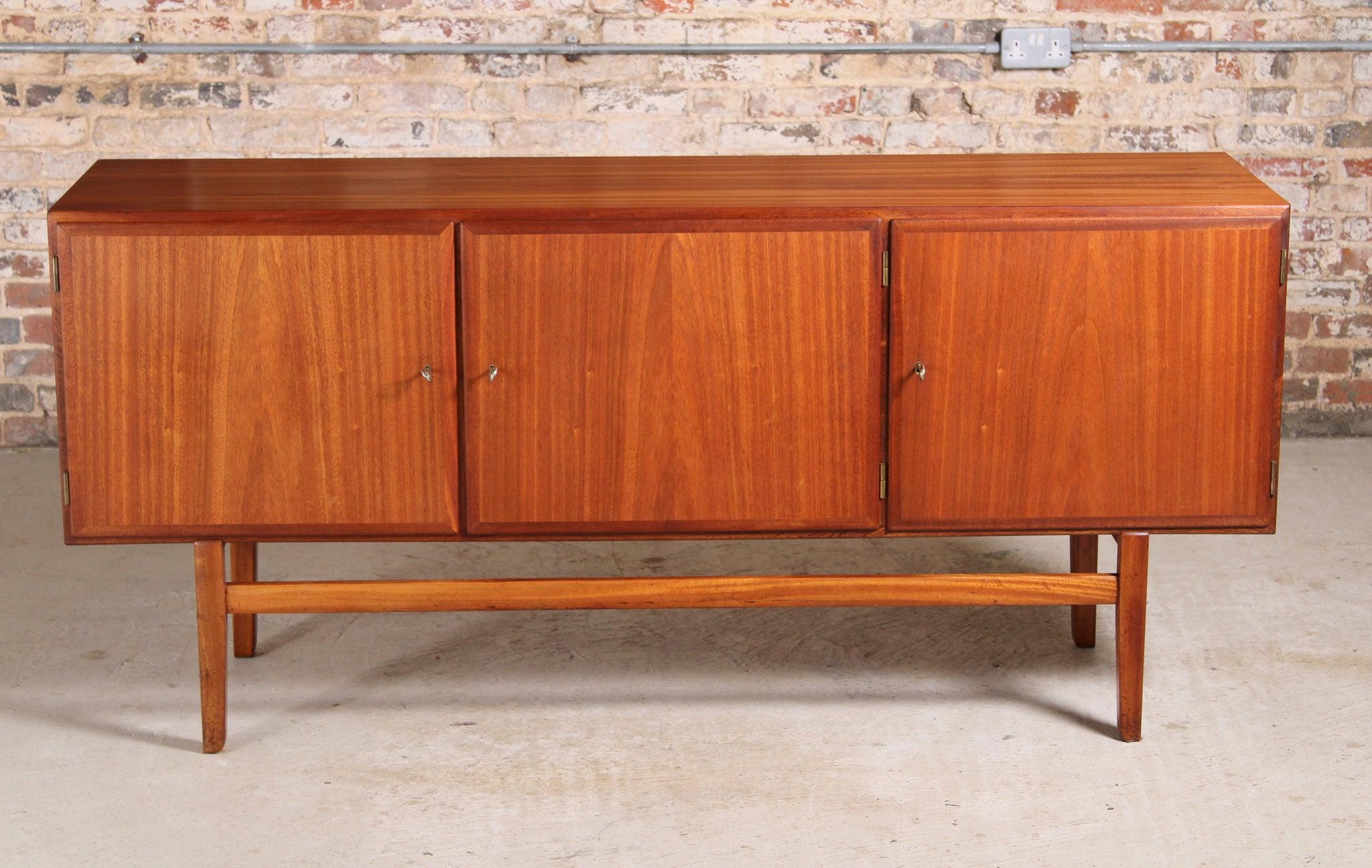Danish Mid Century Solid Teak Sideboard by Ole Wanscher, Circa 1960s For Sale 6