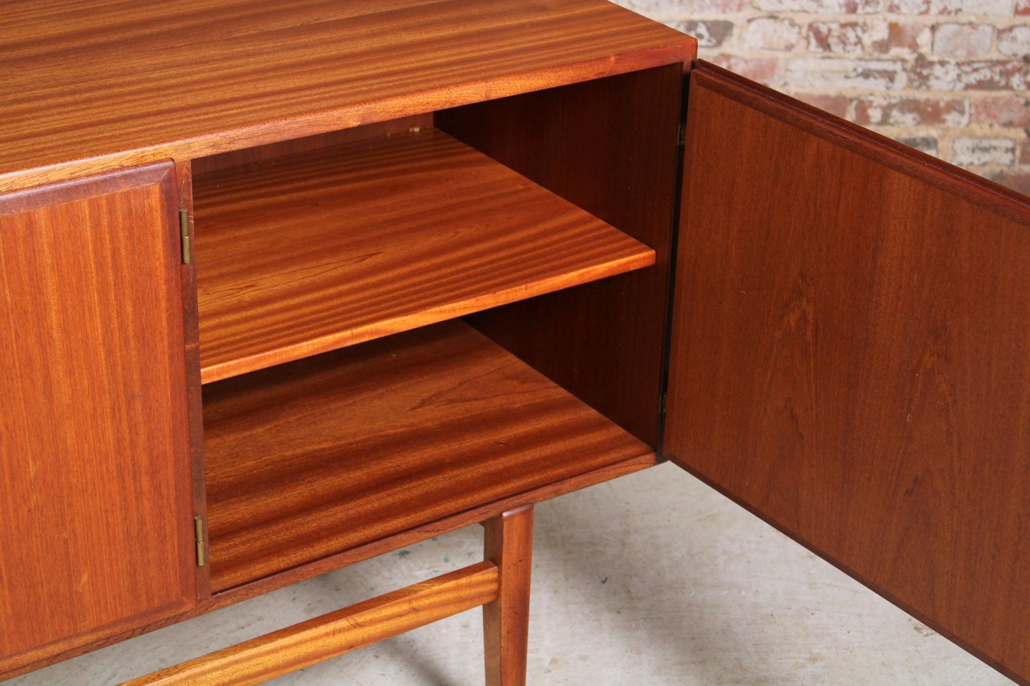 Danish Mid Century Solid Teak Sideboard by Ole Wanscher, Circa 1960s For Sale 1