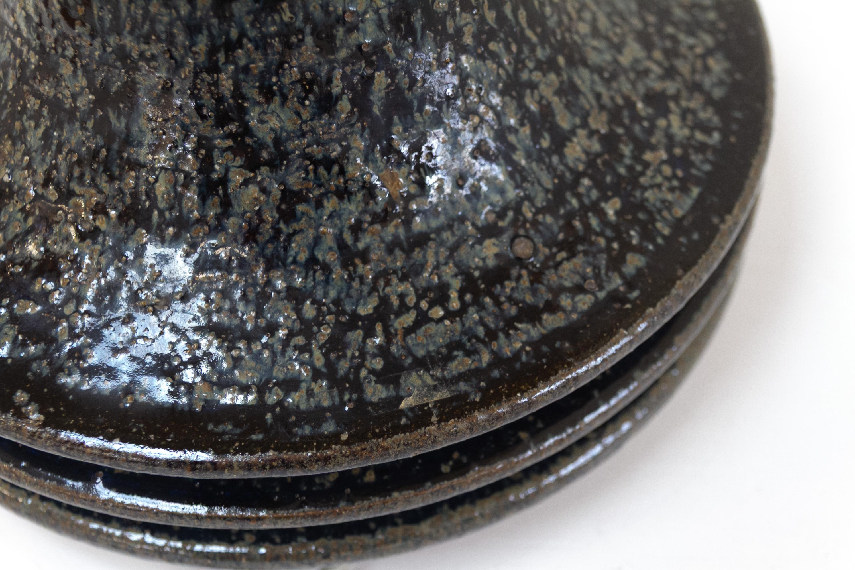 Lampe de table danoise en grès du milieu du siècle par Frank Tromborg pour Axella, années 1960. en vente 6