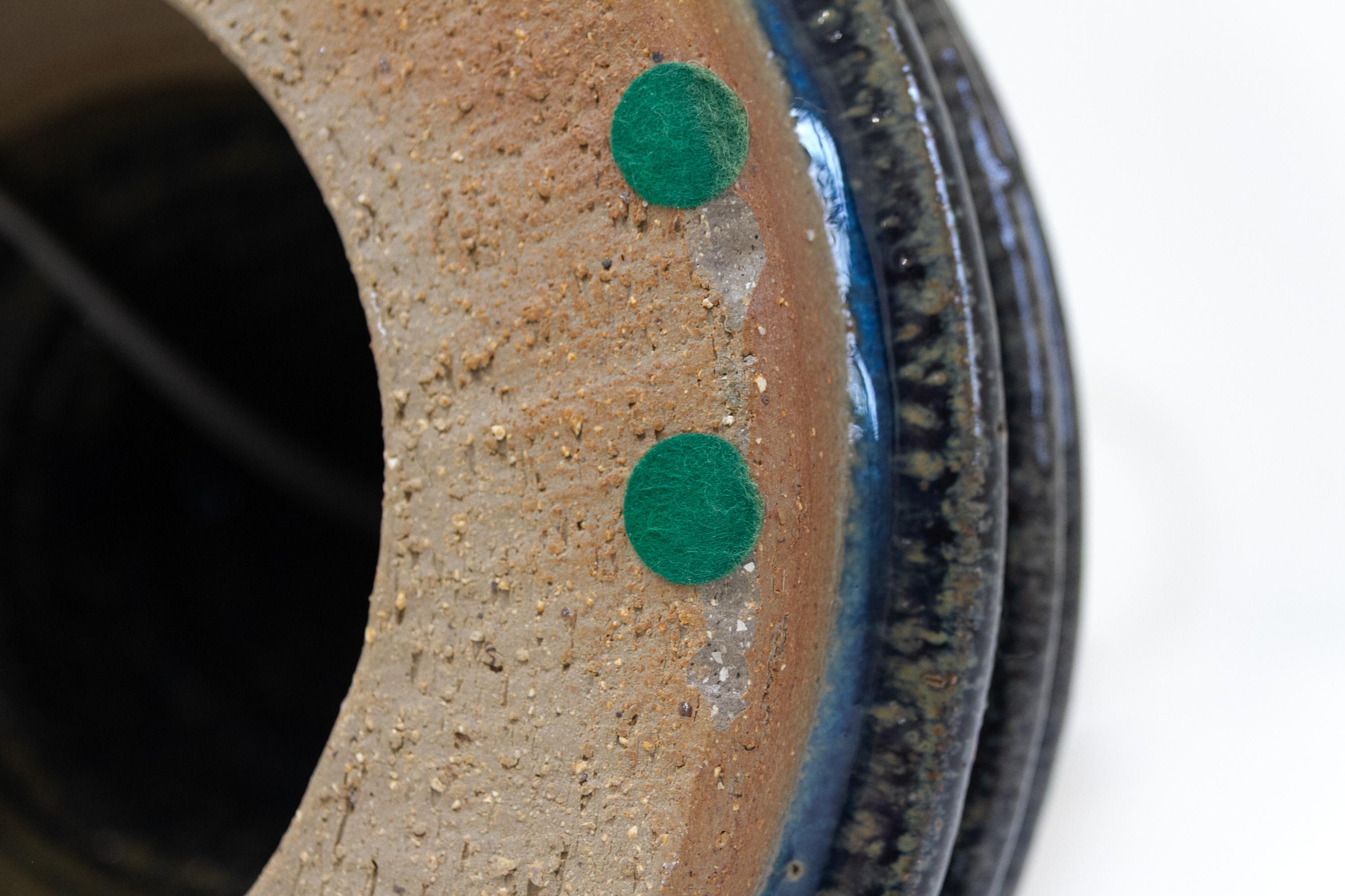 Lampe de table danoise en grès du milieu du siècle par Frank Tromborg pour Axella, années 1960. en vente 10