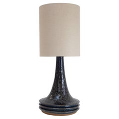Danish Mid-Century Stoneware Table Lamp by Frank Tromborg for Axella, 1960s.