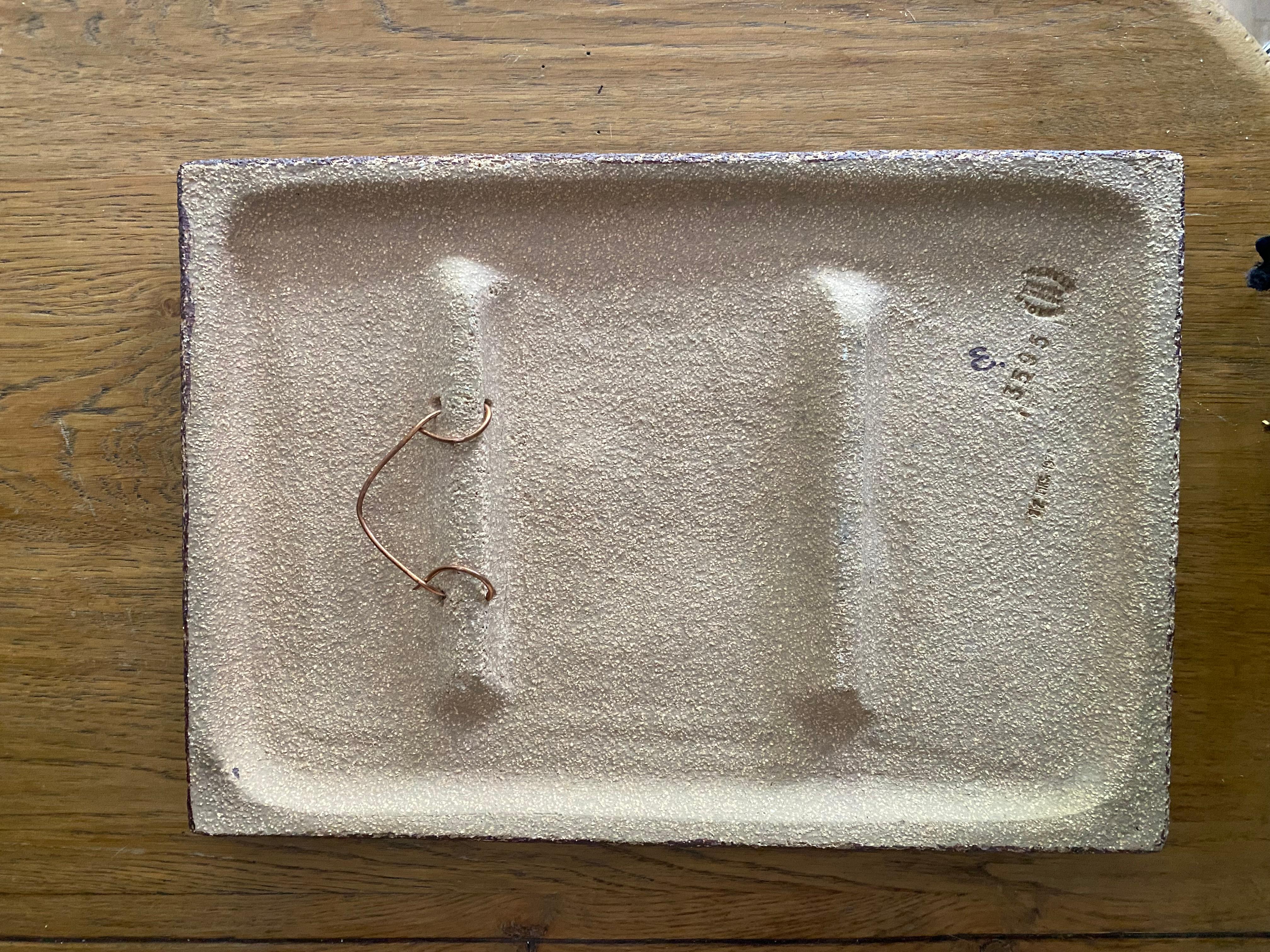 Placa de pared danesa de gres de mediados de siglo de Noomi Backhausen para Soholm Pottery en venta 3