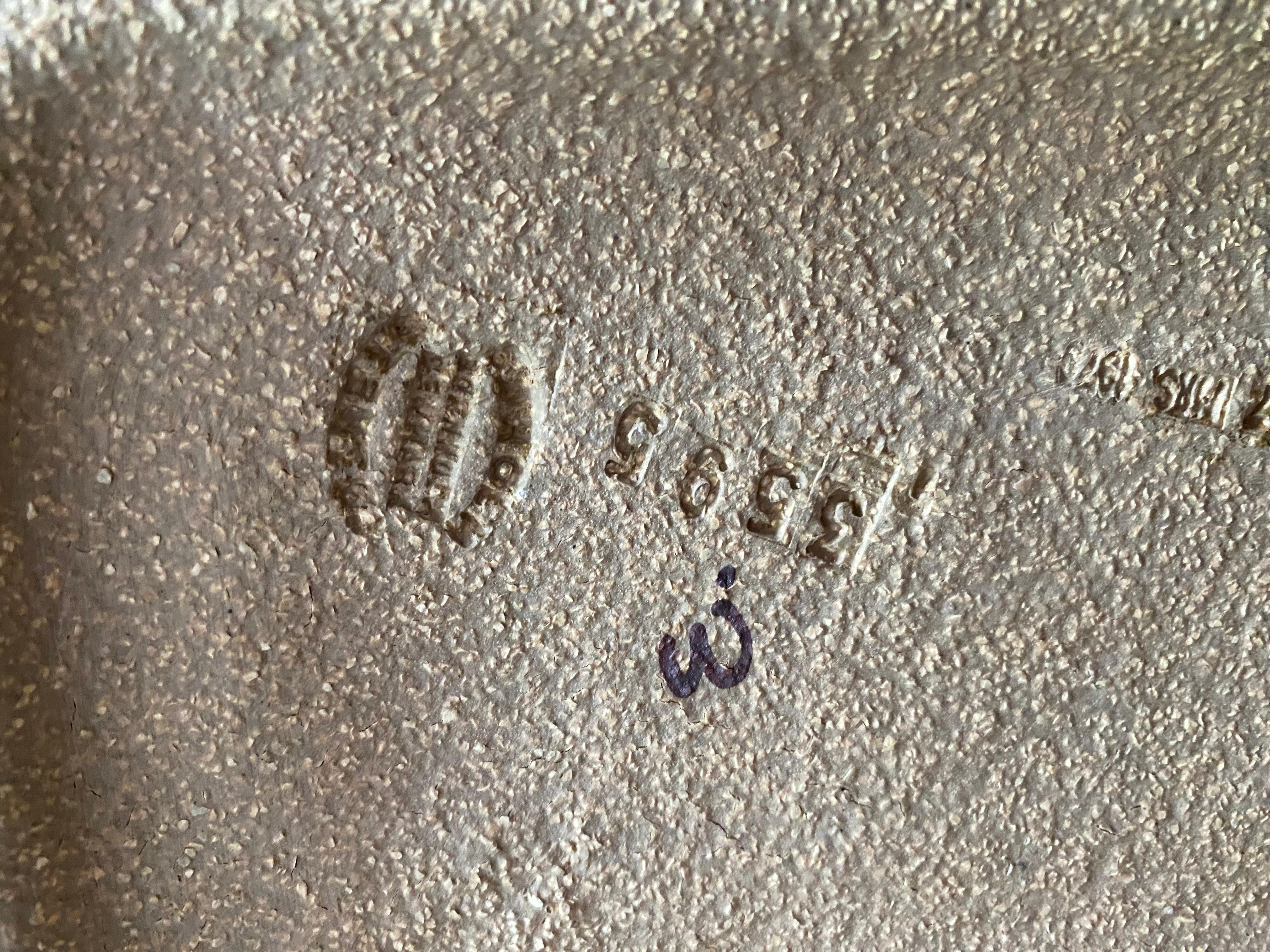 Placa de pared danesa de gres de mediados de siglo de Noomi Backhausen para Soholm Pottery en venta 1