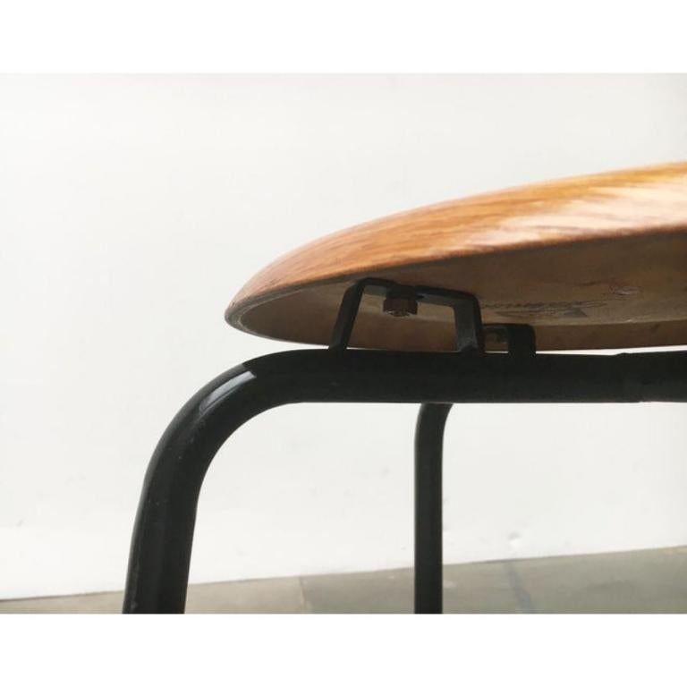 Mid-Century moderno Sgabello danese di metà secolo di MH Stalmöbler in vendita