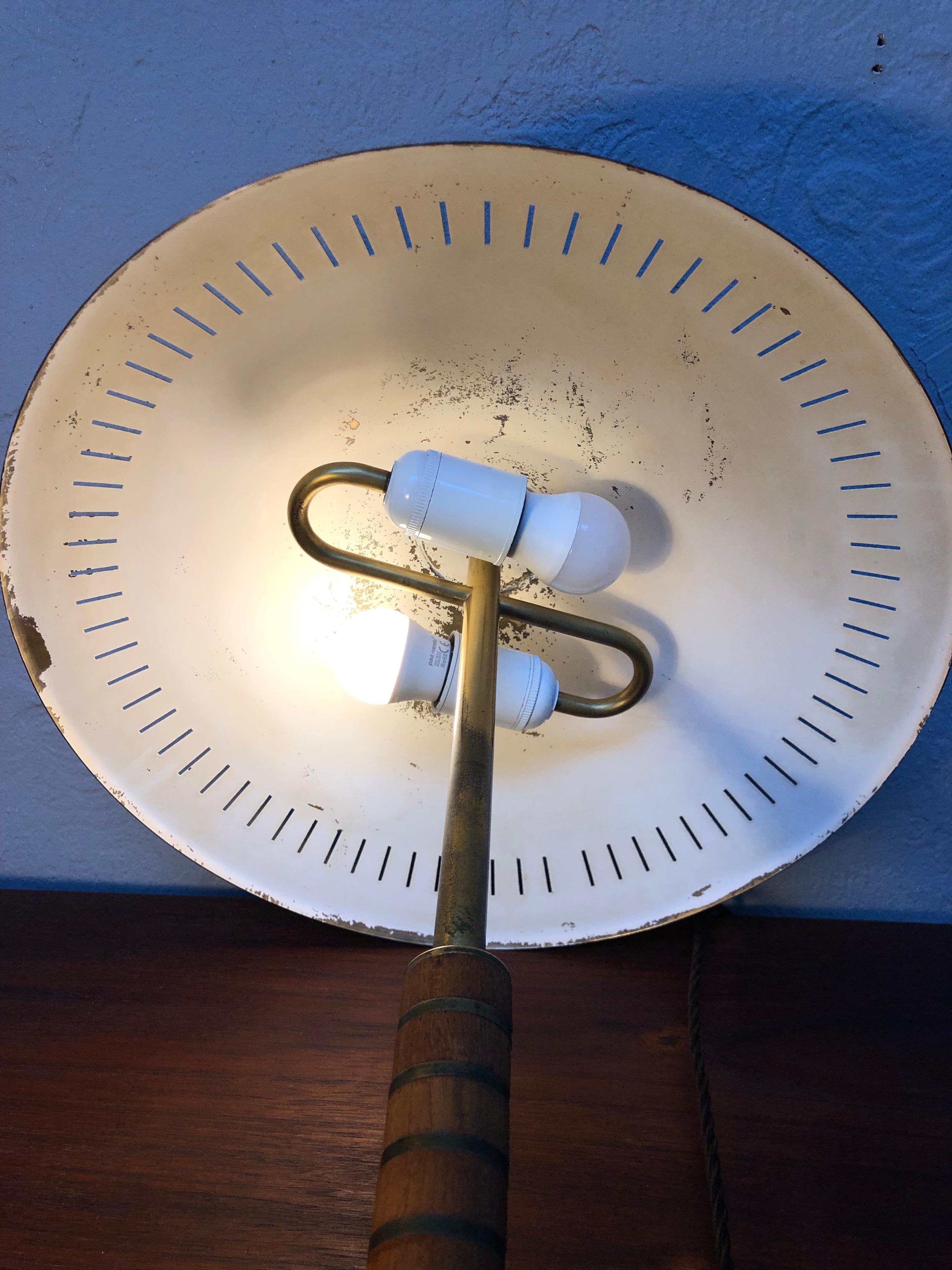 Danish Mid-Century Table Lamp by Bent Karlby for Lyfa of Denmark For Sale 1