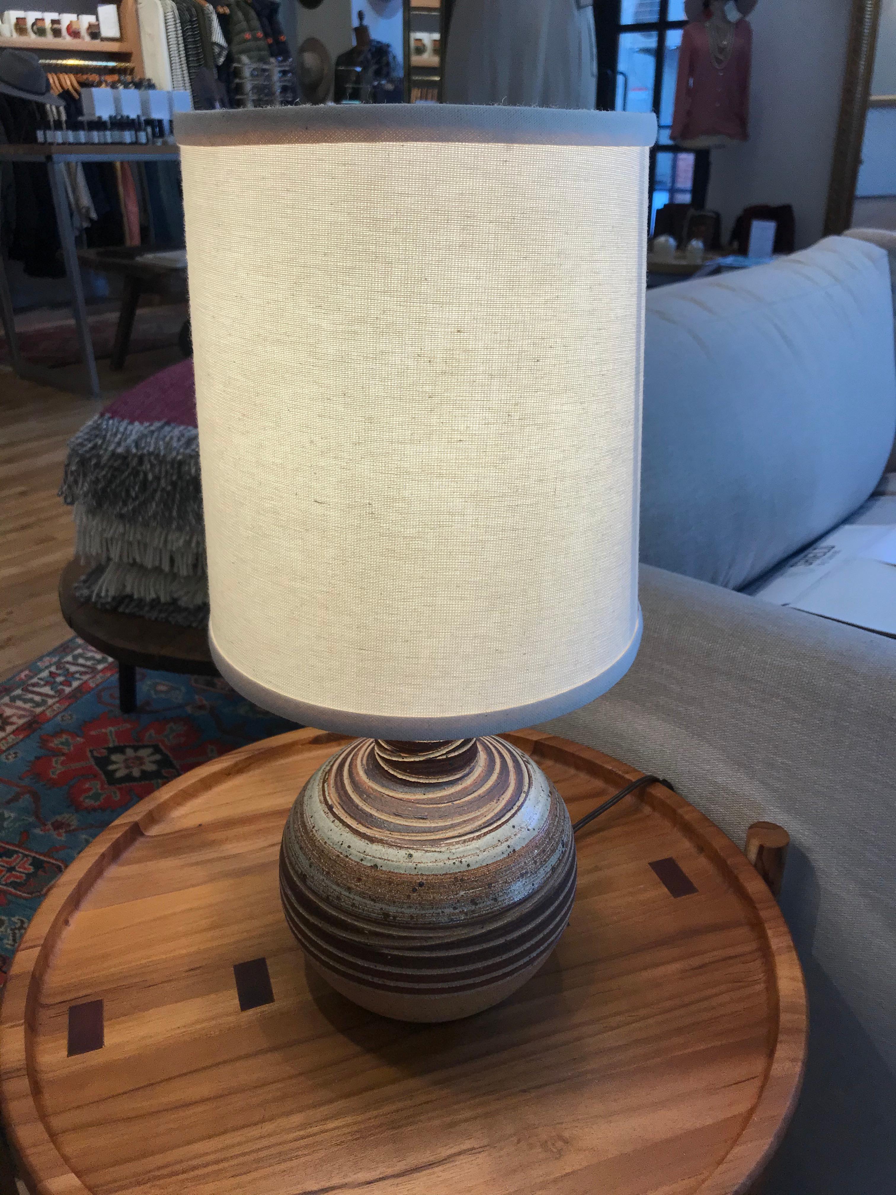 Danish Midcentury Table Lamp In Excellent Condition In Los Angeles, CA