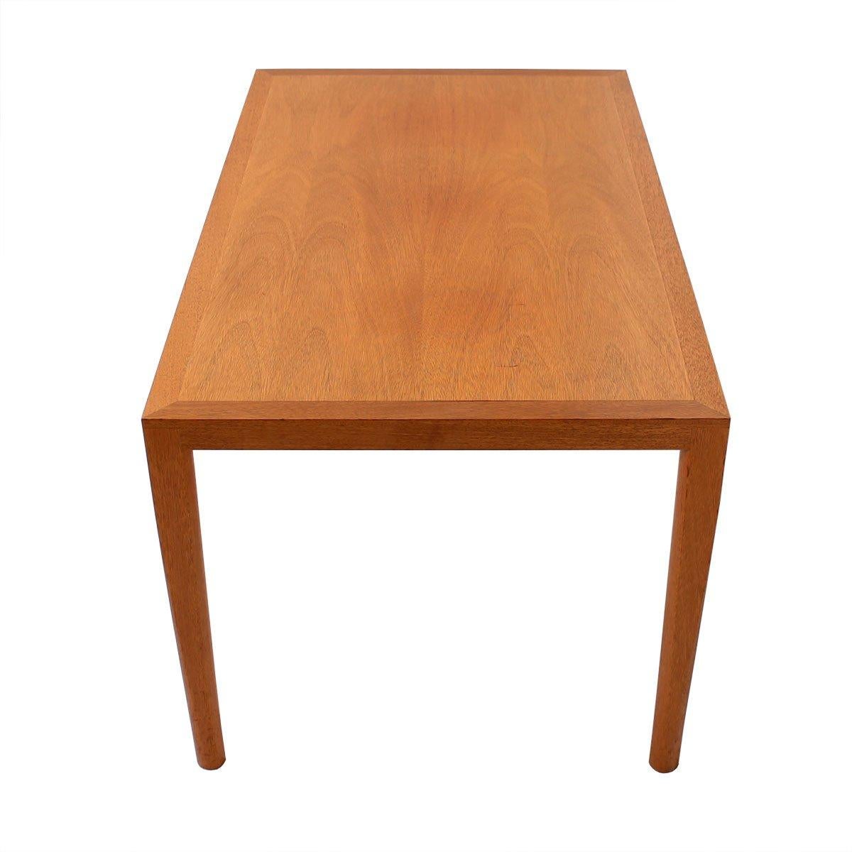 Danish midcentury Tall Rectangular Coffee Table

Additional information:
midcentury Table with Leg Joinery + Edge Banding.
Acquired from the Royal Danish Embassy in Washington, DC.

Dimension: W 39.5? x D 23.5? x H 20.5?.