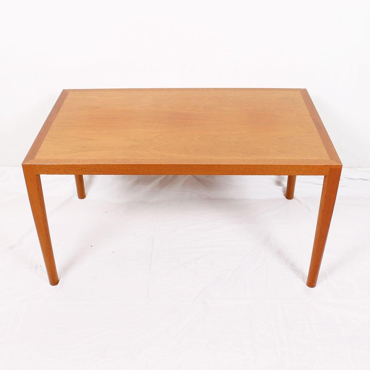 Danish Midcentury Tall Rectangular Coffee Table For Sale 4