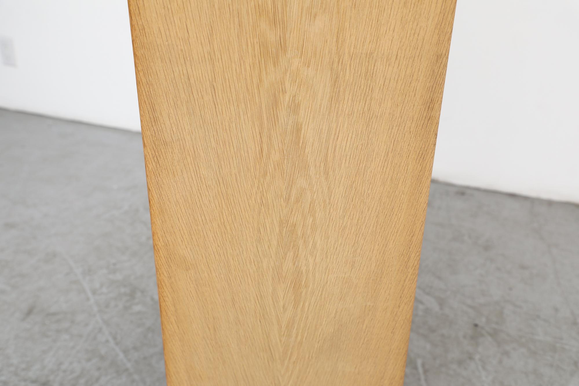 Danish Mid-Century Tall Standing Oak Bookcase 7