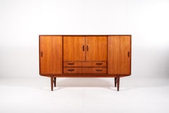 Danish Mid-Century Teak and Rosewood Sideboard by P. Westergaard Møbelfabrik