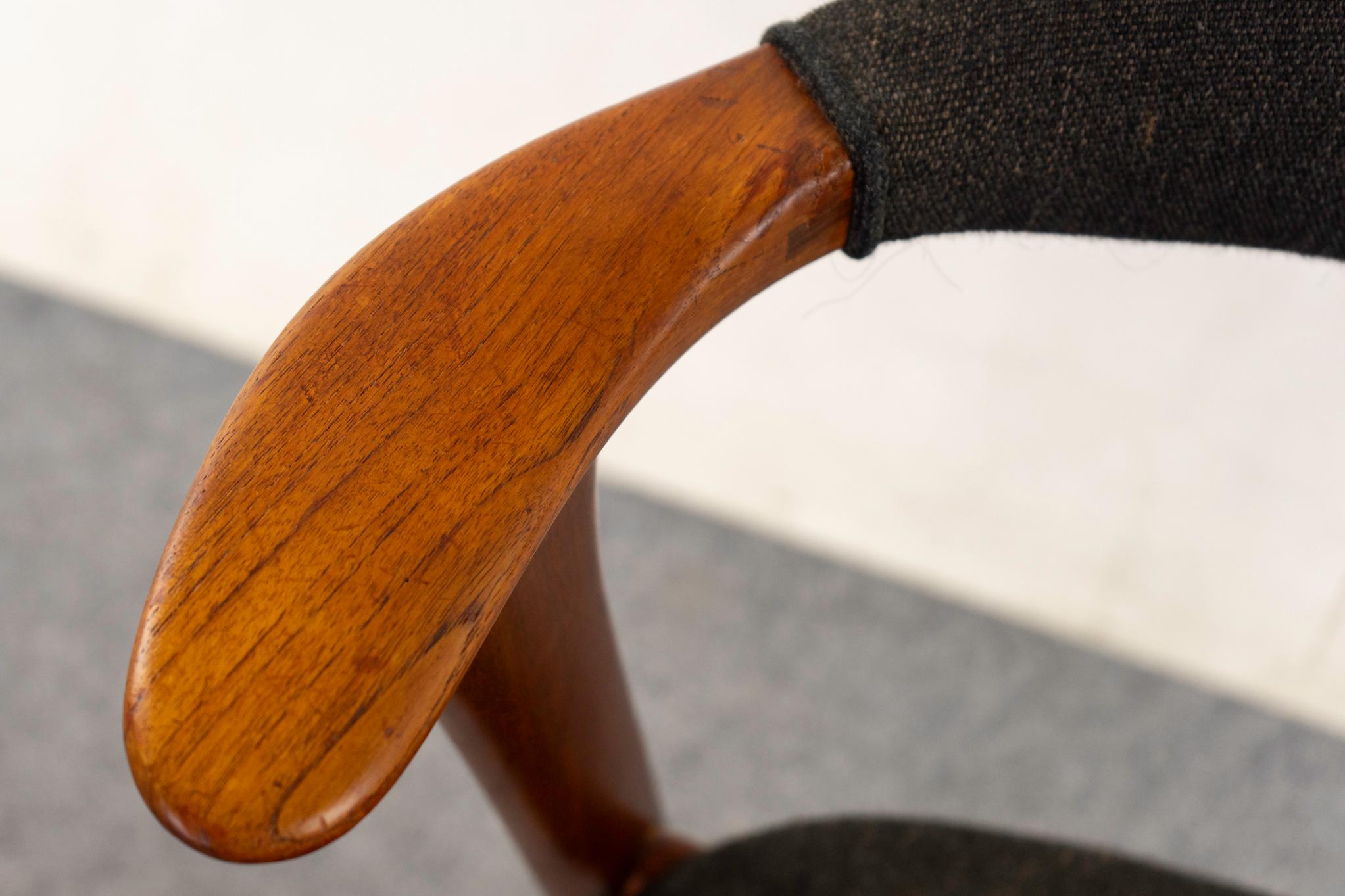 Danese Poltrona danese di metà secolo in teak di Erik Kierkegaard in vendita
