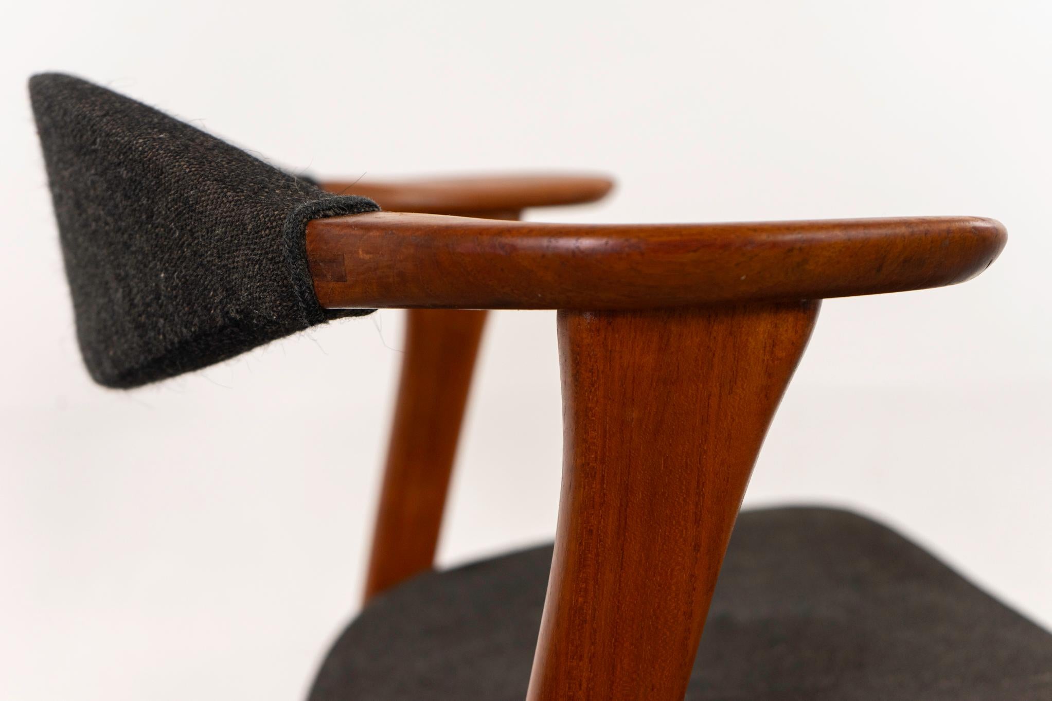Poltrona danese di metà secolo in teak di Erik Kierkegaard in vendita 2