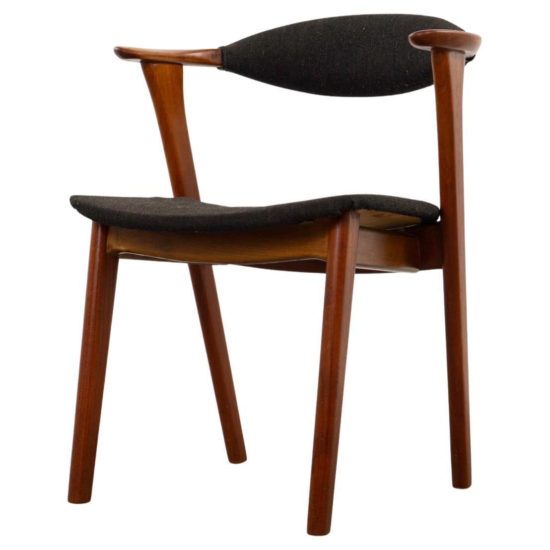 Danish Mid-Century Teak Armchair by Erik Kierkegaard