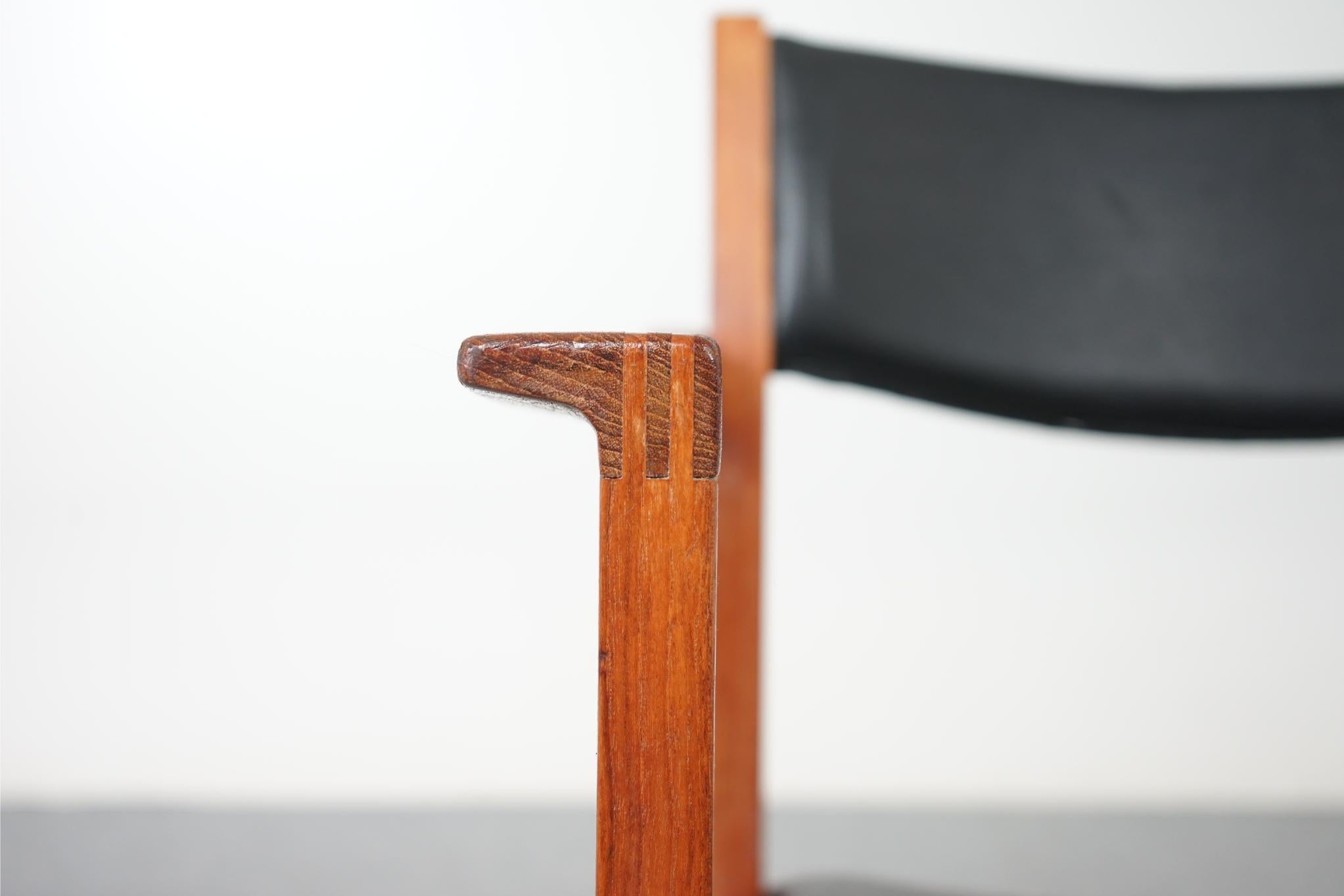 Mid-20th Century Danish Mid Century Teak Armchair For Sale
