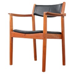 Danish Arm Chair in the Style of Louis XIV – Tiger Oak Brooklyn